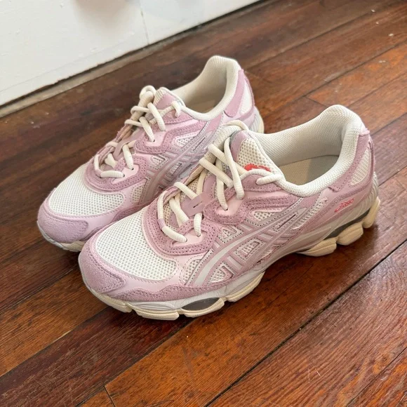 Asics Gel-NYC Cream-Rose Water | size W8/M6.5 - Picture 1 of 11